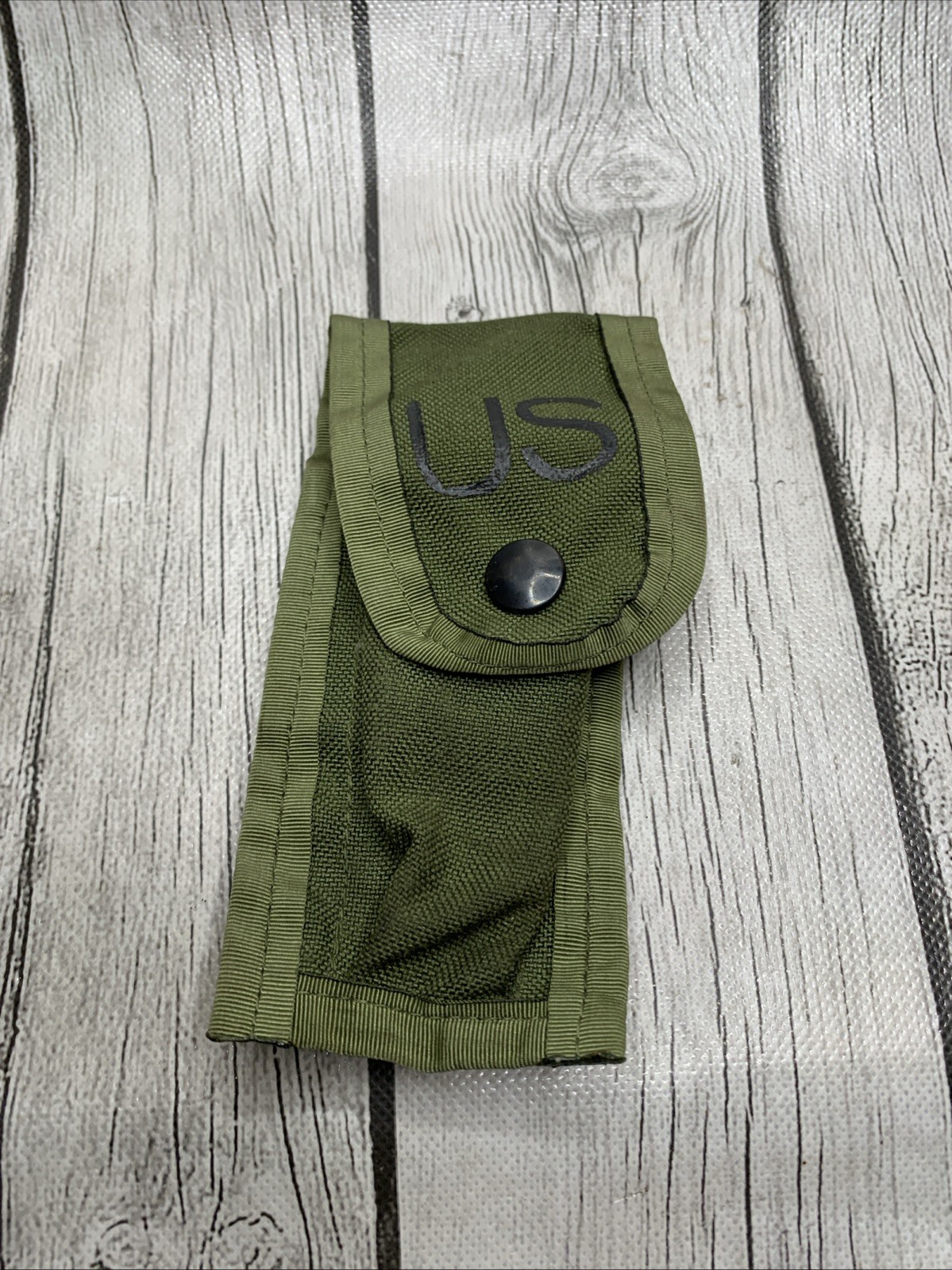 US Military Issued Green Nylon Pouch