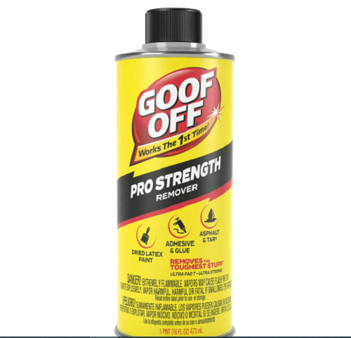Goof Off FG653 Professional Strength Remover, Pourable 16-Ounce, Liquid