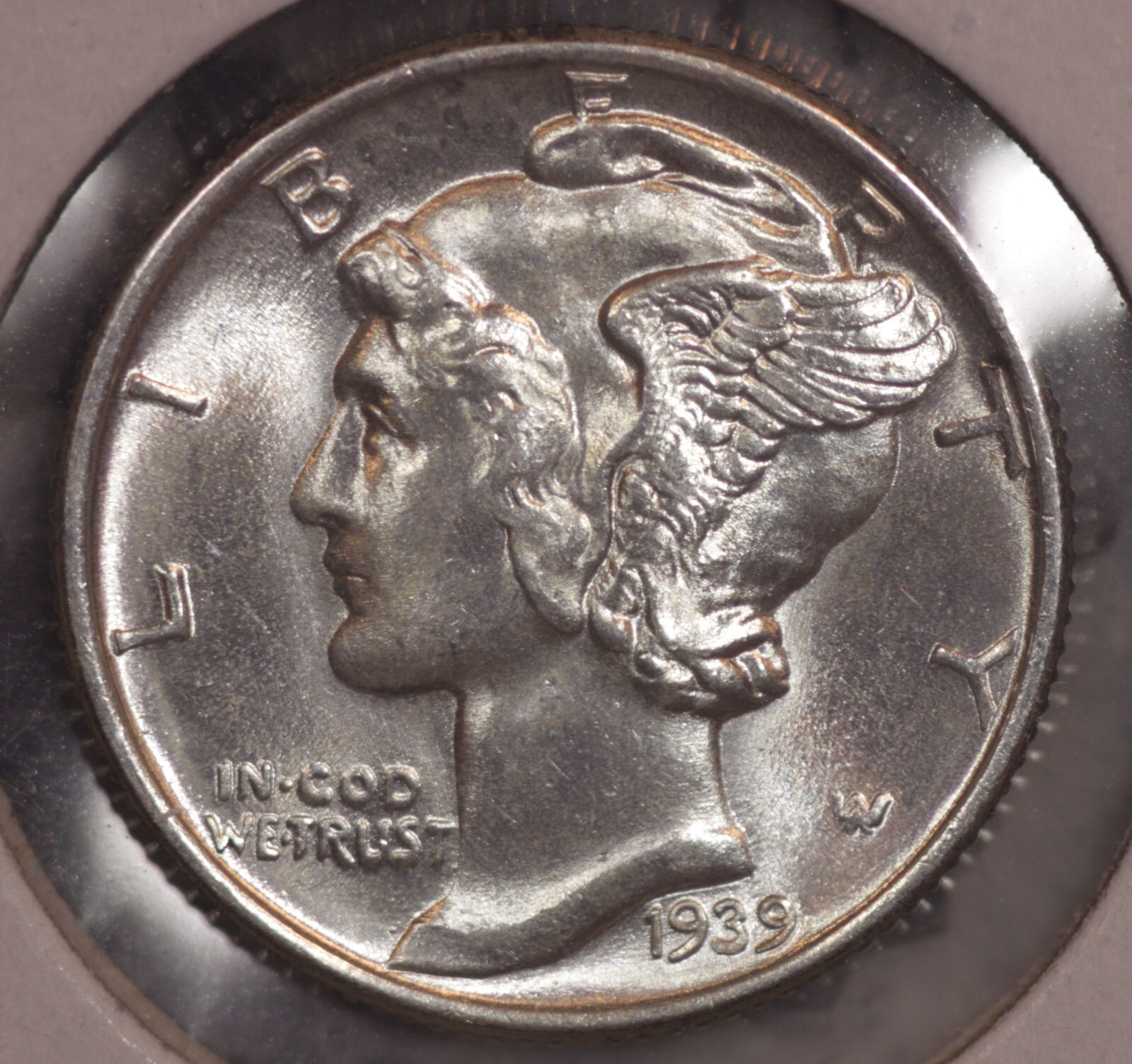 1939 P Mercury Dime GEM+ BU! 39P852