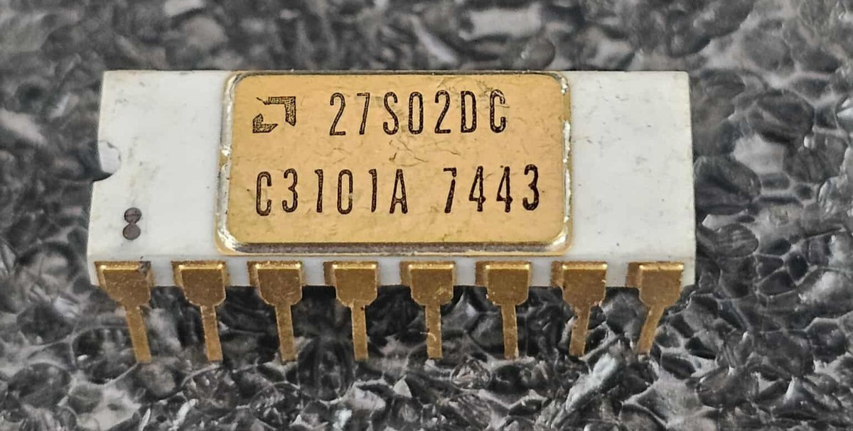 Rare Gold Advanced Micro Devices AMD C3101 2nd Source Intel 3101 C3101 1st Mem