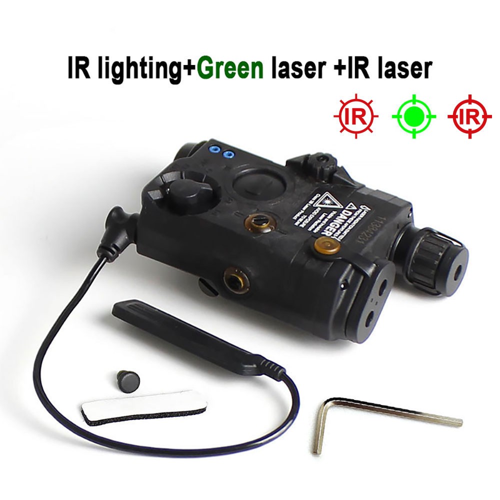 Tactical LA5-C Adjustable Beam & IR Light IR Laser Green Lasers Flashlight