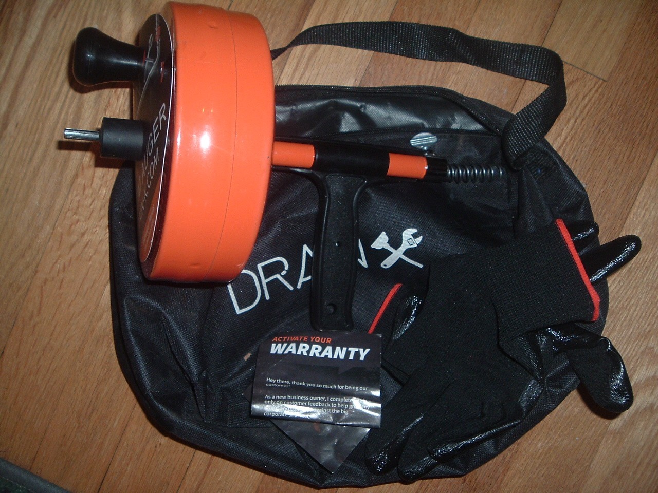 Drain X Drum Auger orange