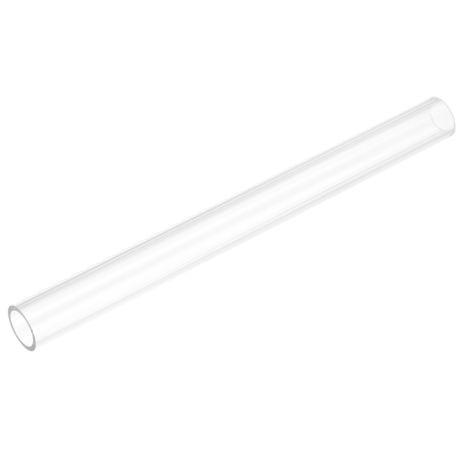 Rigid Round Clear Tubing 19mm ID x 22mm OD x 250mm Length Plastic Tube
