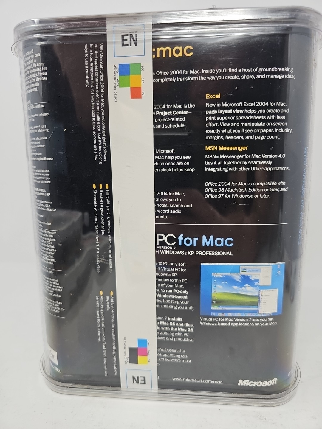 Microsoft Office: Mac 2004 Professional Edition + Virtual PC