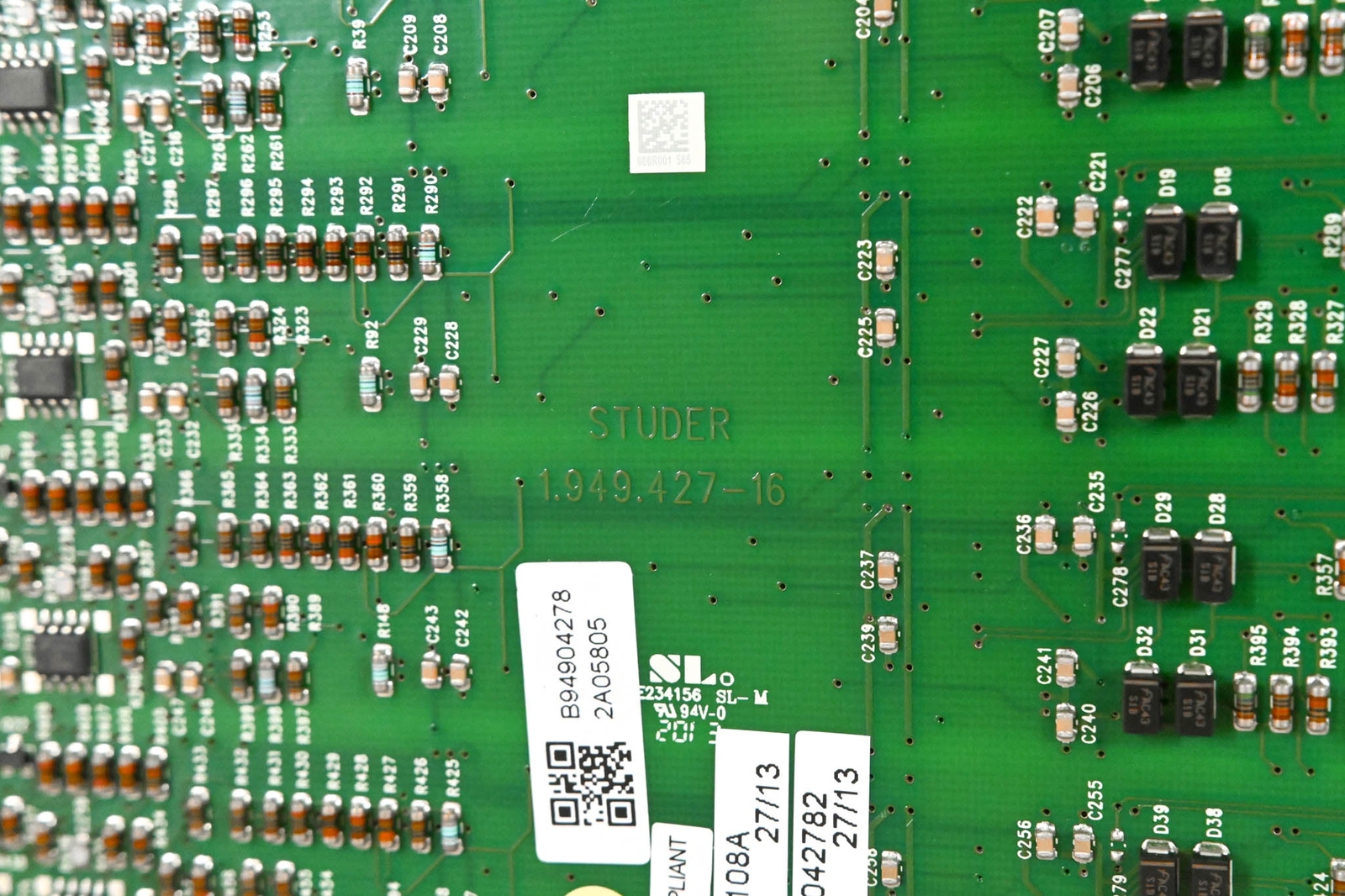 Studer Mic/Line In Card for D21m Modular I/O System CG01HEV