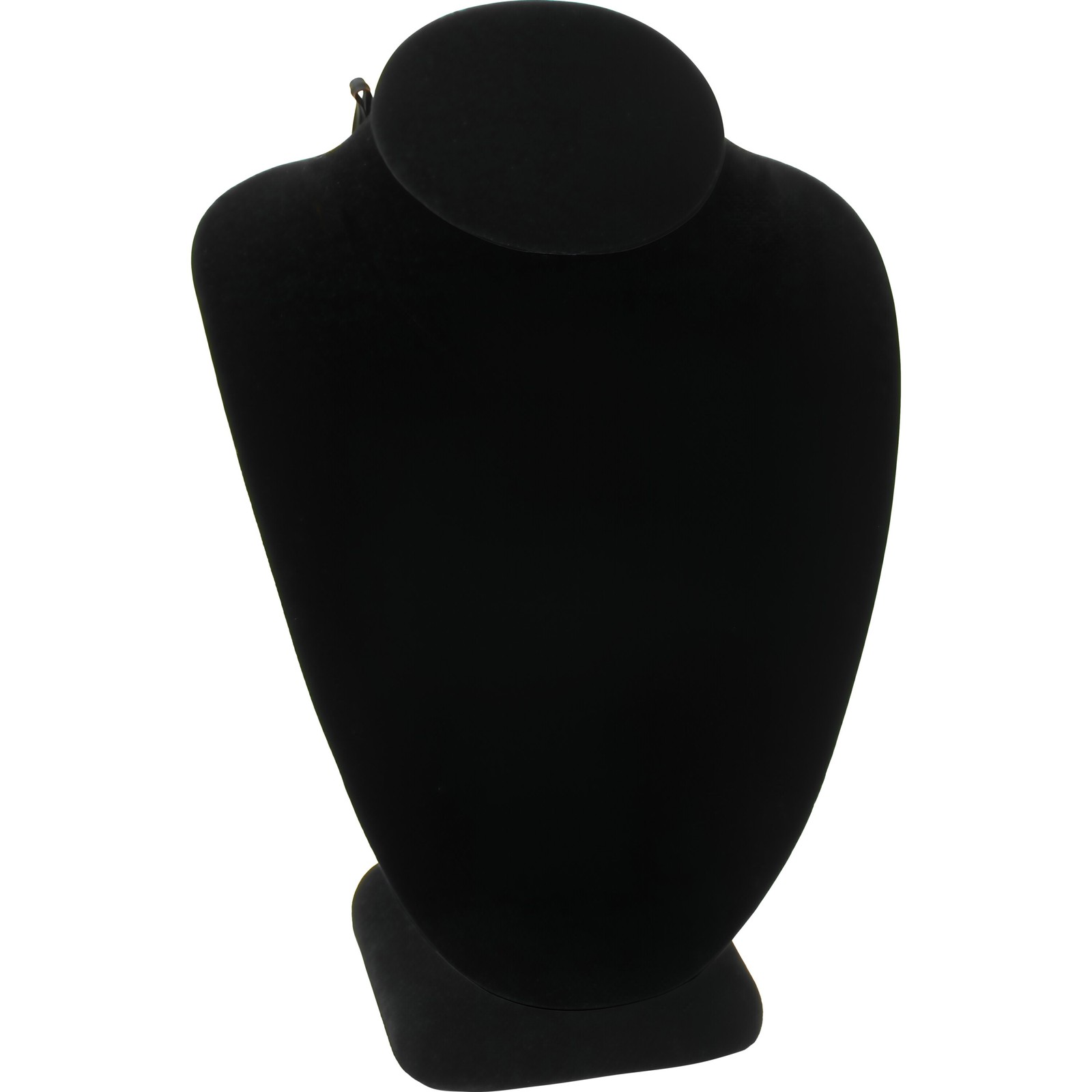 Black Velvet Necklace Bust Jewelry Display Small 6 1/4"