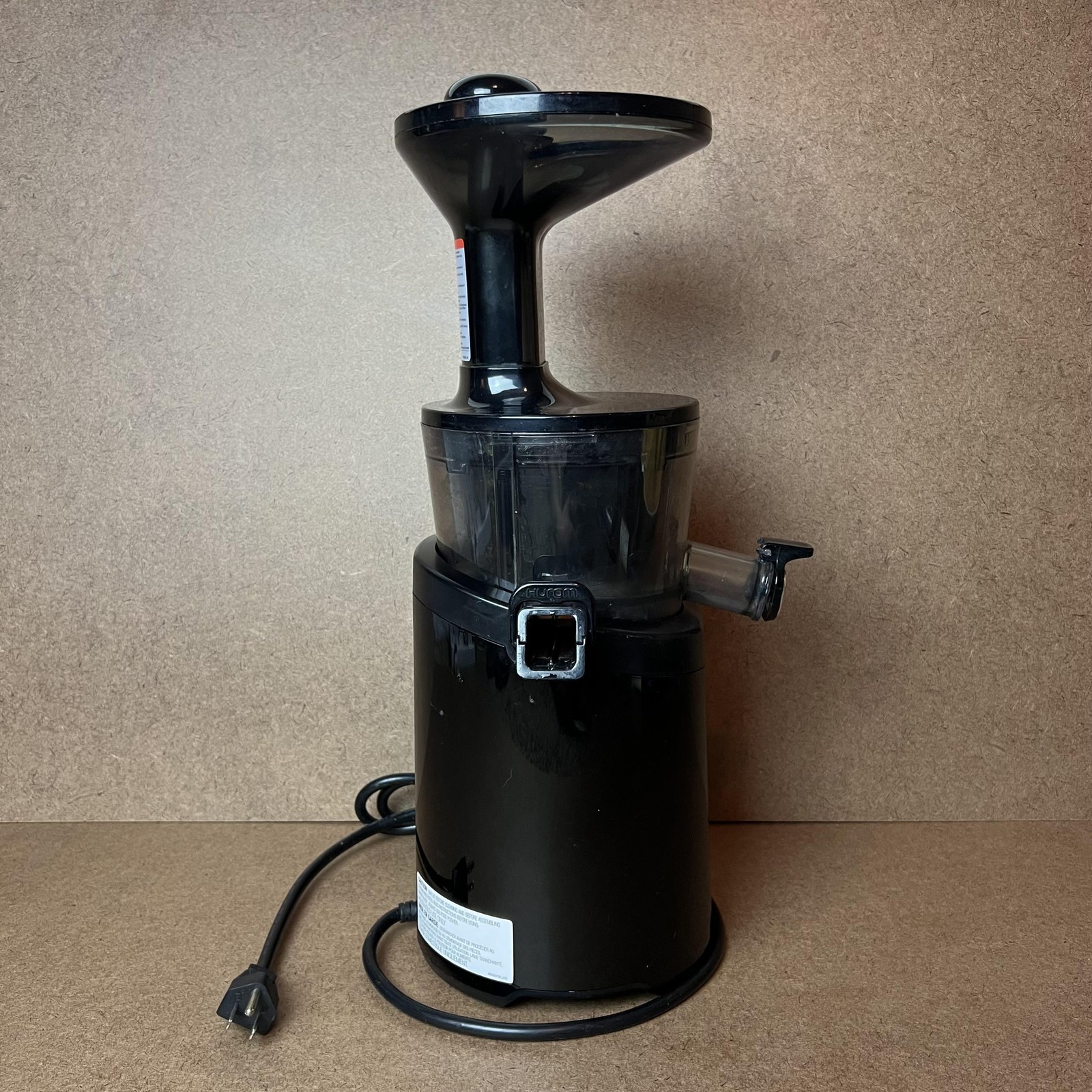 Hurom Silvercrest SMWC 700 A4 Masticating Juicer Black Cold Press Vegetable
