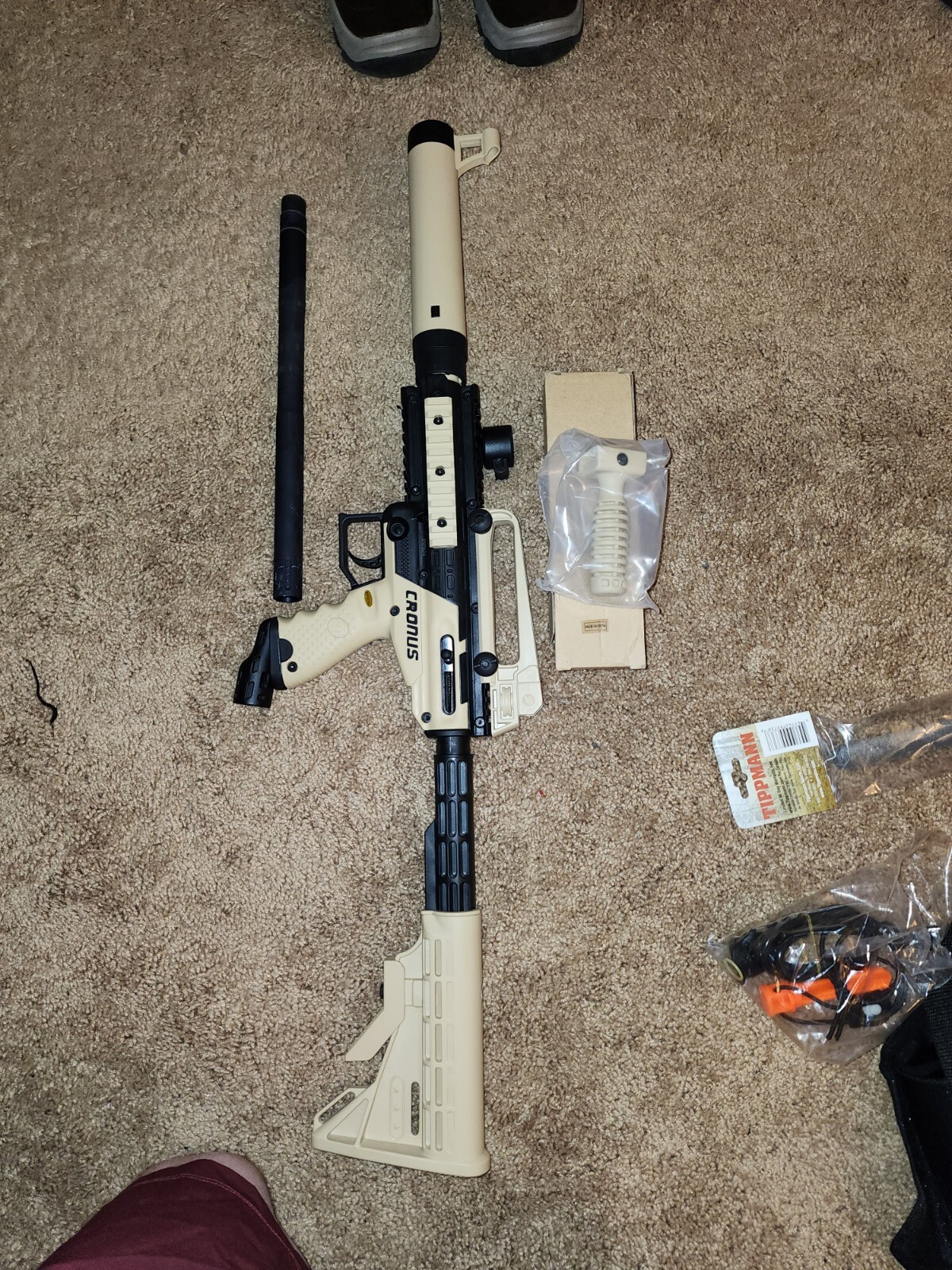 Pre-Owned Tippmann Cronus Paintball Loadout [All Items Included]