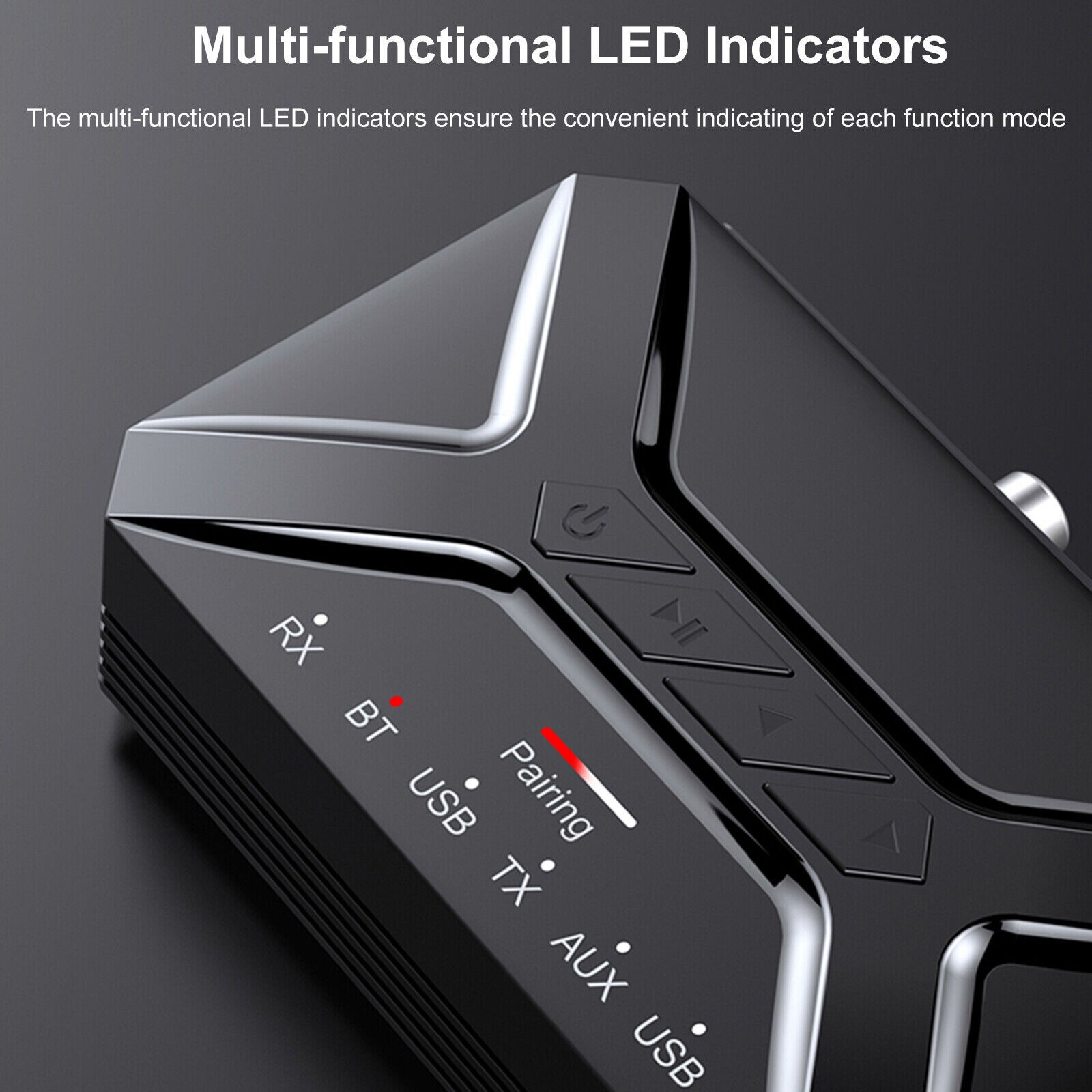 Portable Wireless Bluetooth Transceiver Long Range Bluetooth 5.0 Audio Adapter