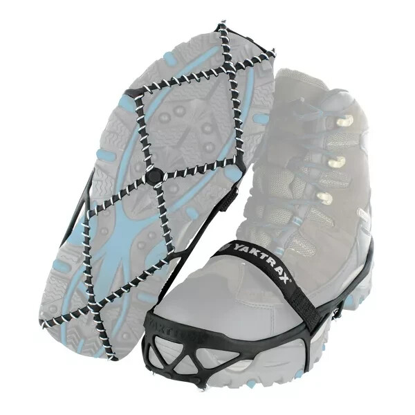 NEWYaktrax Pro Traction Device Unisex L Black Winter Snow Ice Cleats Three Pairs