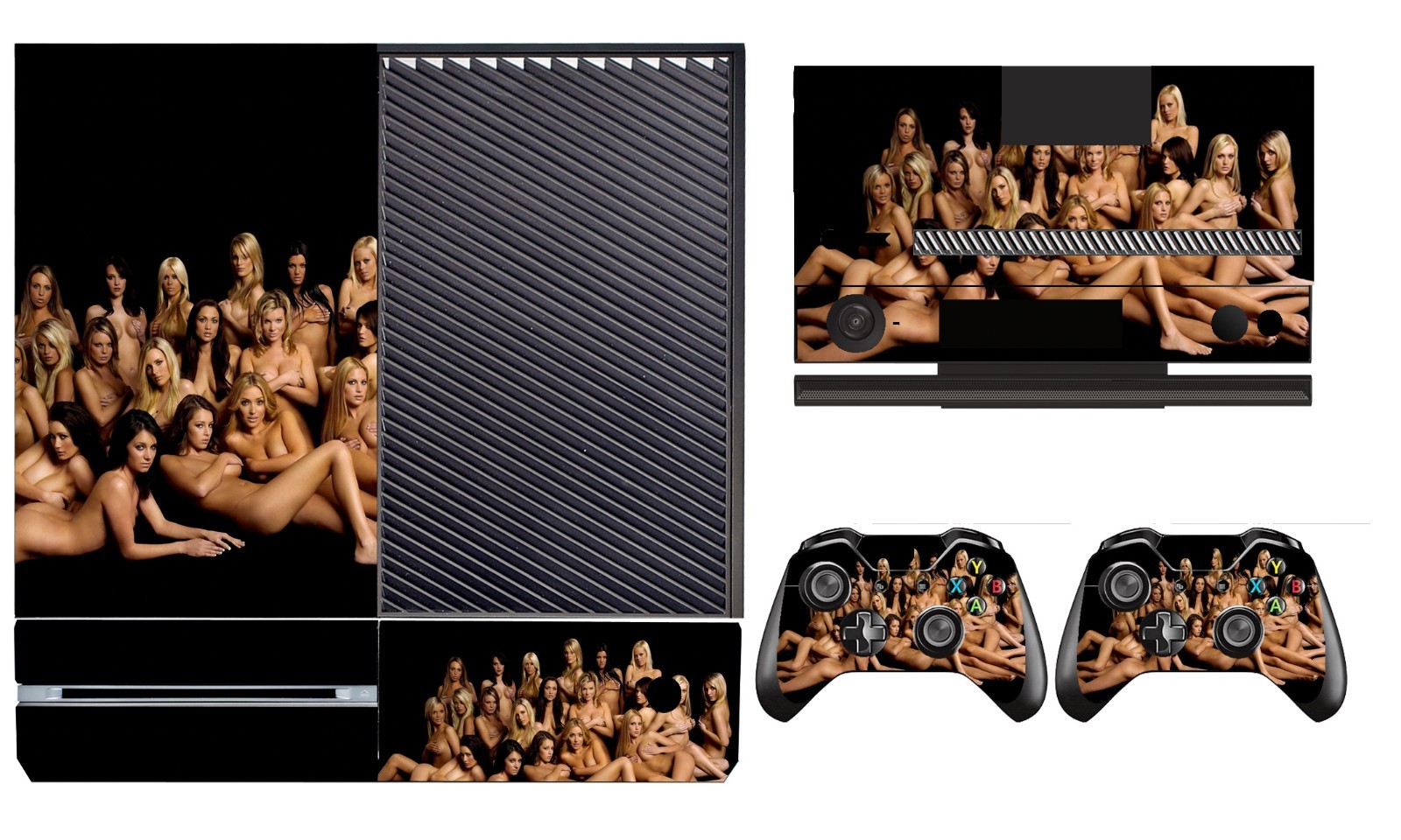 Girls 204 Vinyl Cover Skin Sticker for Xbox One & Kinect & 2 controller skins