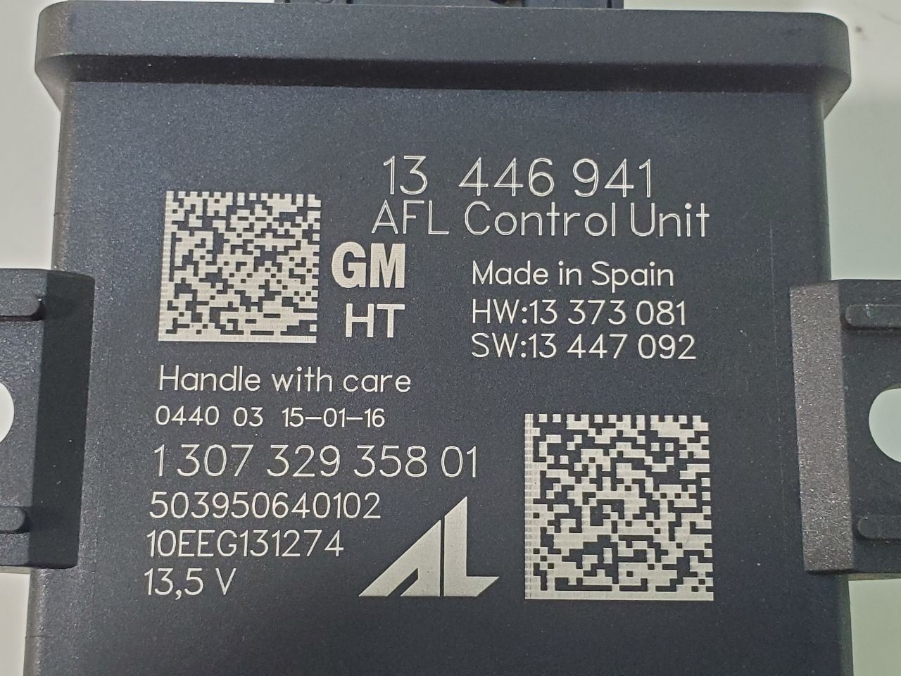 2016 Buick Cascada OEM Headlamp Control Module 13446941