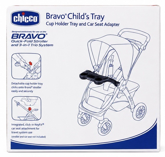 Chicco Bravo Child Tray - Model 00060141000070 Brand New Stroller Part