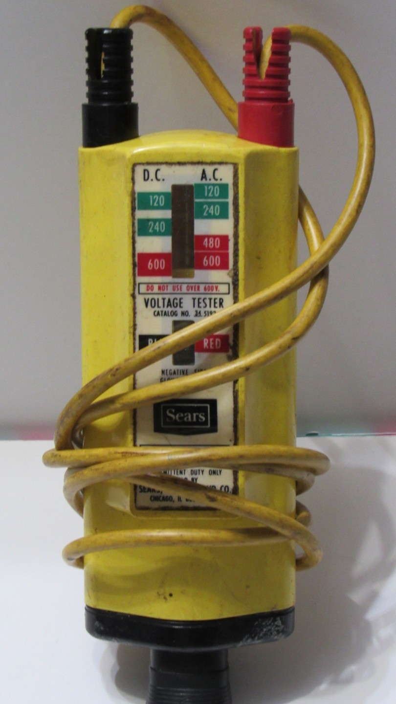 Sears 120-600 volt- Voltage tester
