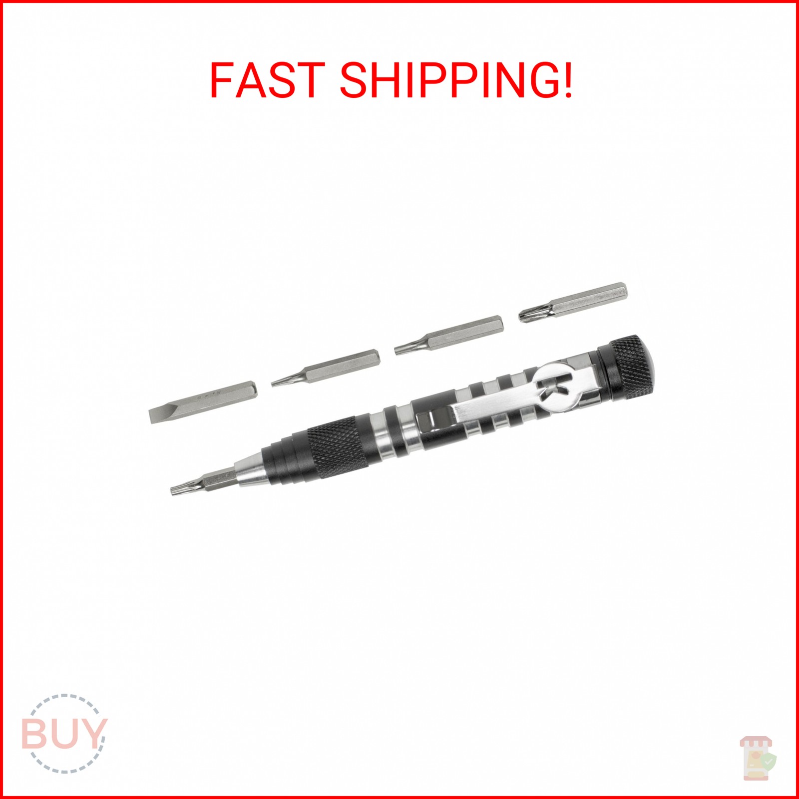 Kershaw TX-Tool (TXTOOL); 4.8 In. Single-Position Multifunction Magnetic Bit Dri