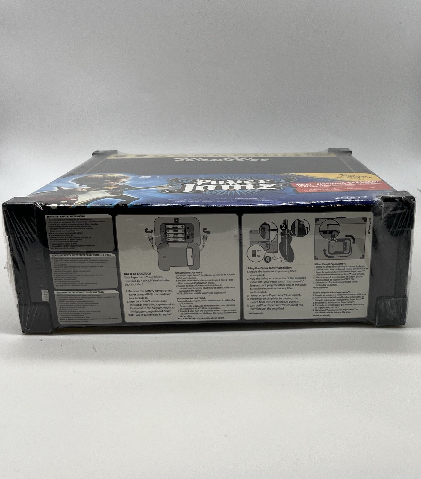 Vintage WowWee PAPER JAMZ Portable Paper Amplifier Case SEALED