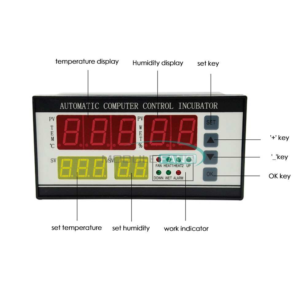 Automatic Incubator Accessories Chicken Goose Duck Incubator Controller 180-240V