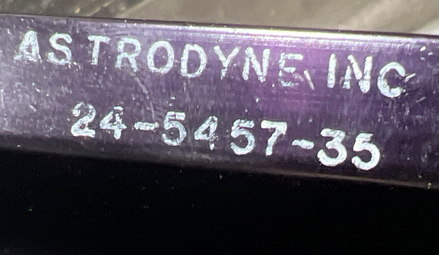 Astrodyne 24-5457-35 Voltage Regulator. Used Surplus