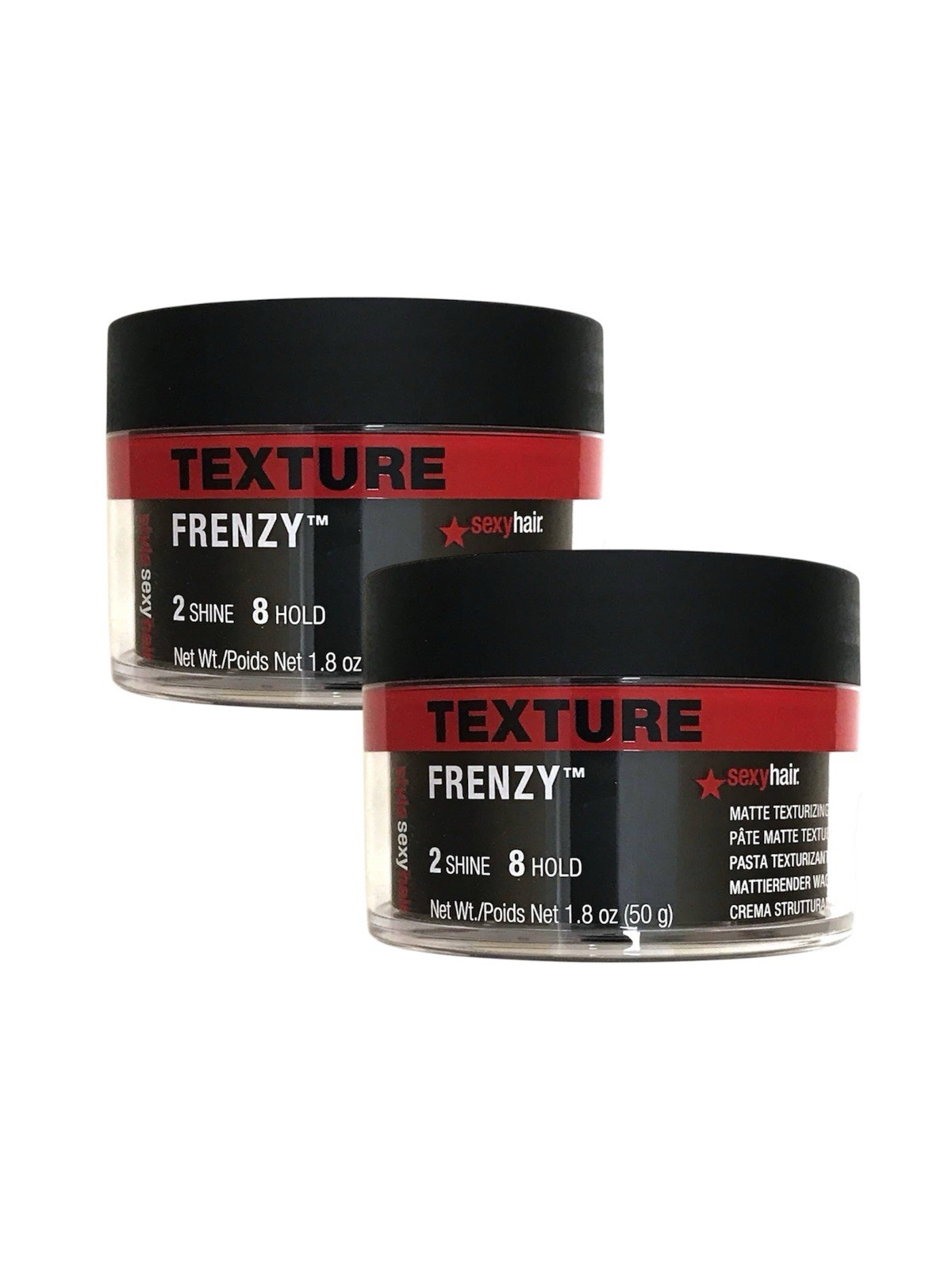 2 Pack - Sexy Hair Style Frenzy Texture Pomade, 1.8 Oz