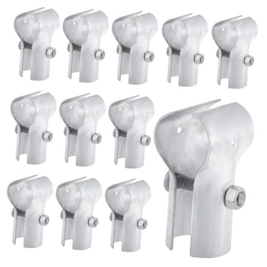Rail Clamps 1-3/8" x 1-3/8", End Rail T Clamps Chain Link Fence Fittings,