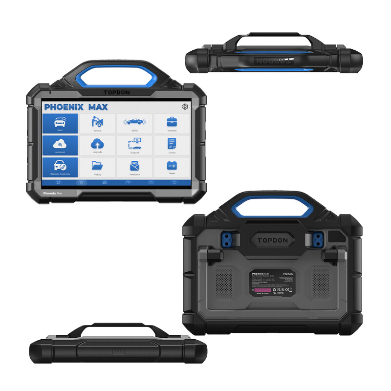TOPDON Phoenix Max & 4-Ch Oscilloscope Scope Kit ECU Programming 13.3" Scan Tool