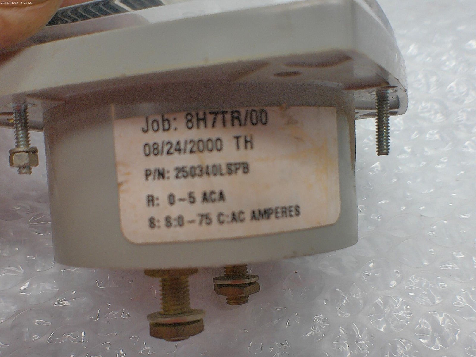 YOKOGAWA 250340LSPB PANEL METER NSNP