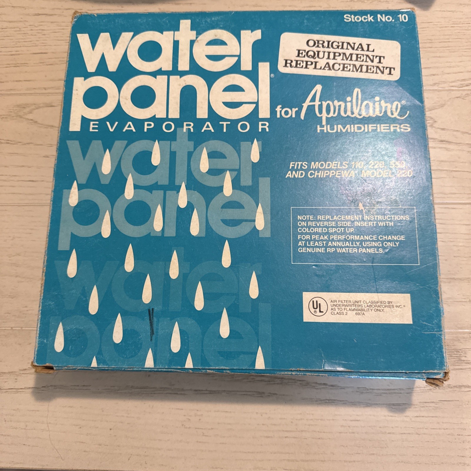 Aprilaire Water Panel Evaporator Humidifier Filter Stock No. 10