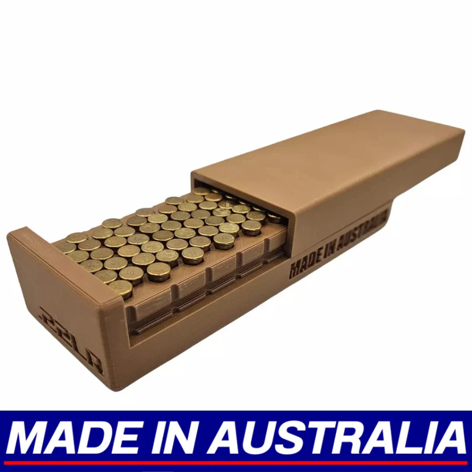 .22lr Ammo Storage Box Dispenser Case - 100 Round Ammunition Rifle Pistol Range