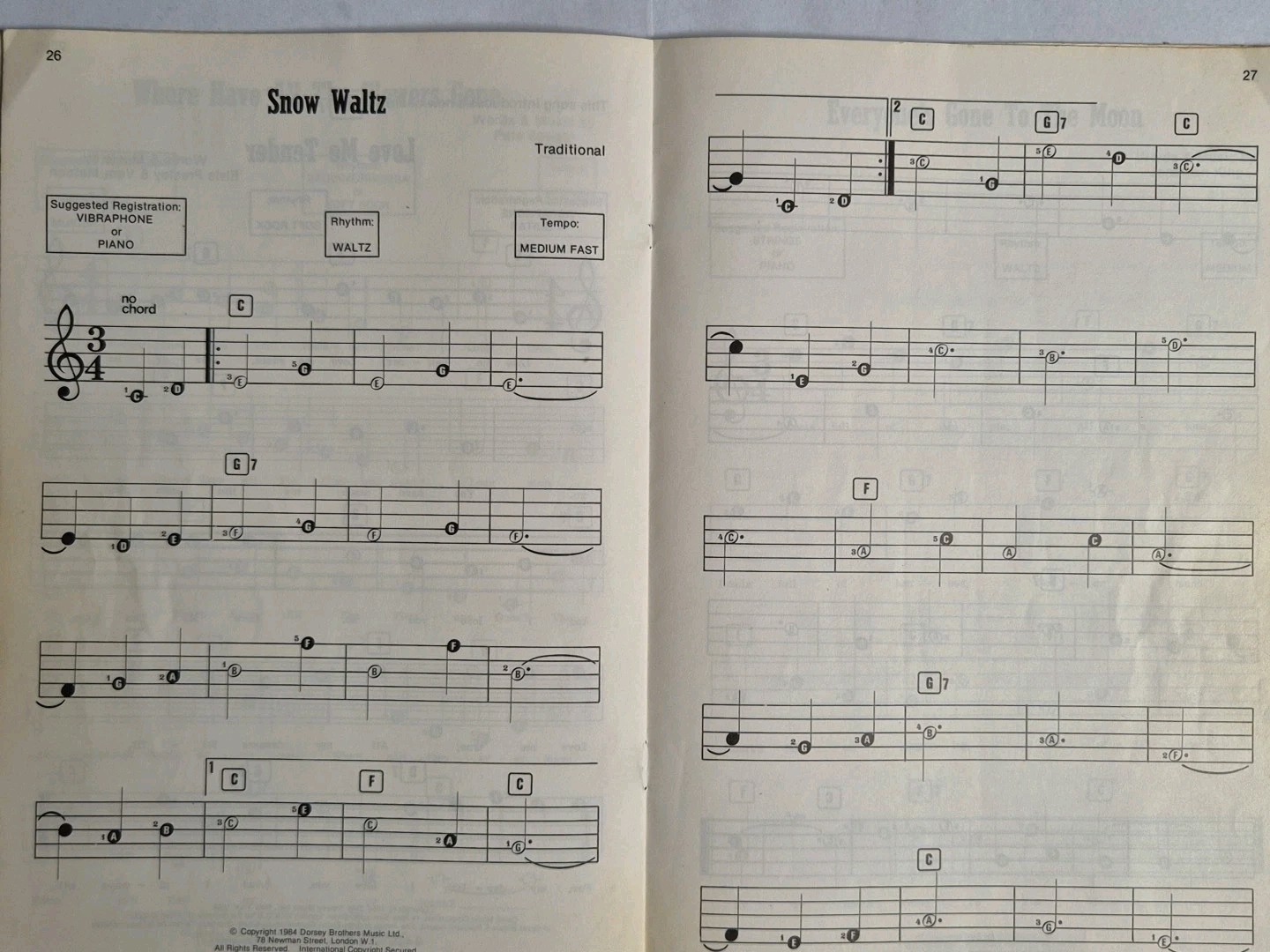 Start Playing Keyboard The SFX Tutor - Sheet Music Book