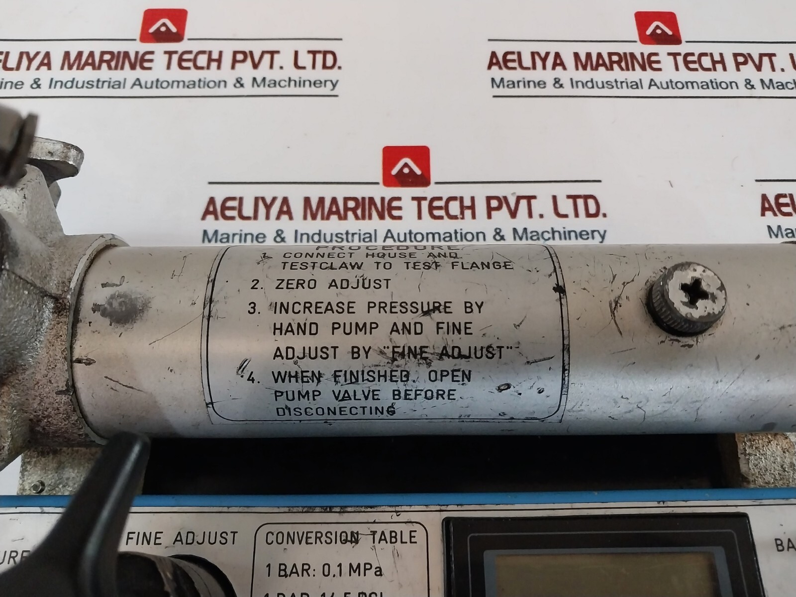 Omicron Ote-p202 Pressure Calibrator