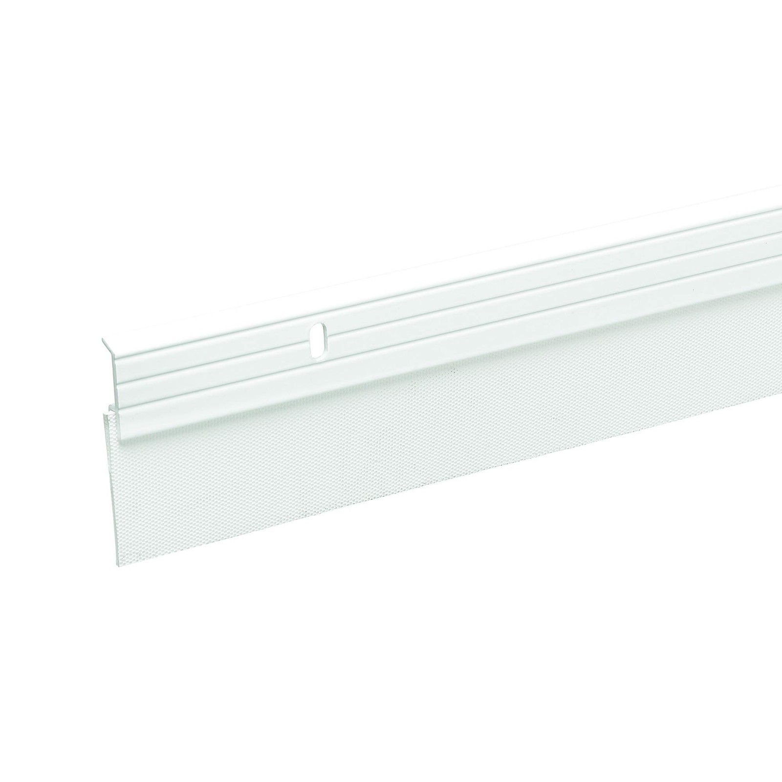 Door Sweep 2 x 36 Premium Aluminum Reinforced Rubber White A79WHA Frost King