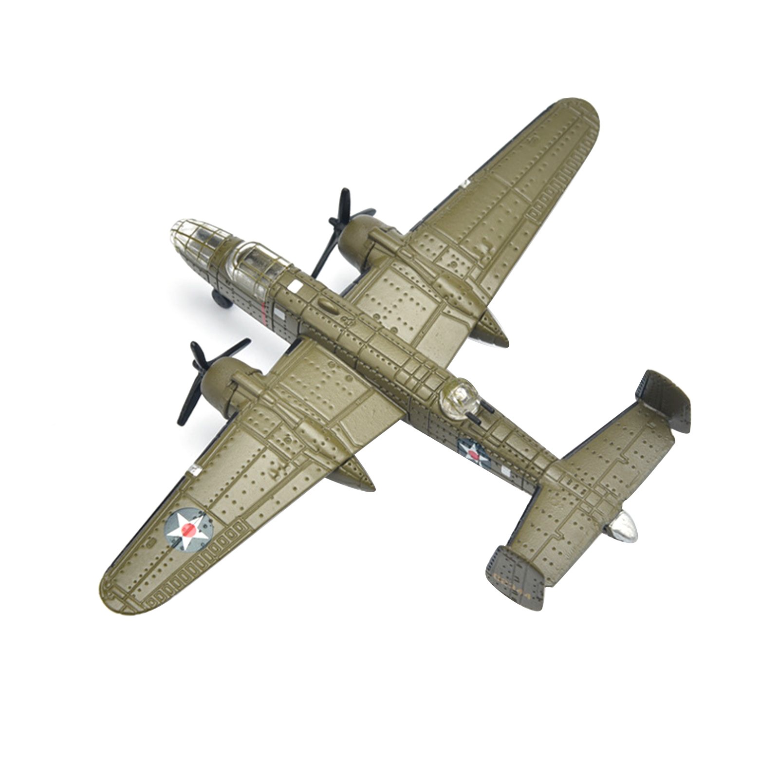 1PCS 3.1in WWII US B-25 Mitchell Bomber Model Finished Model Decor Model