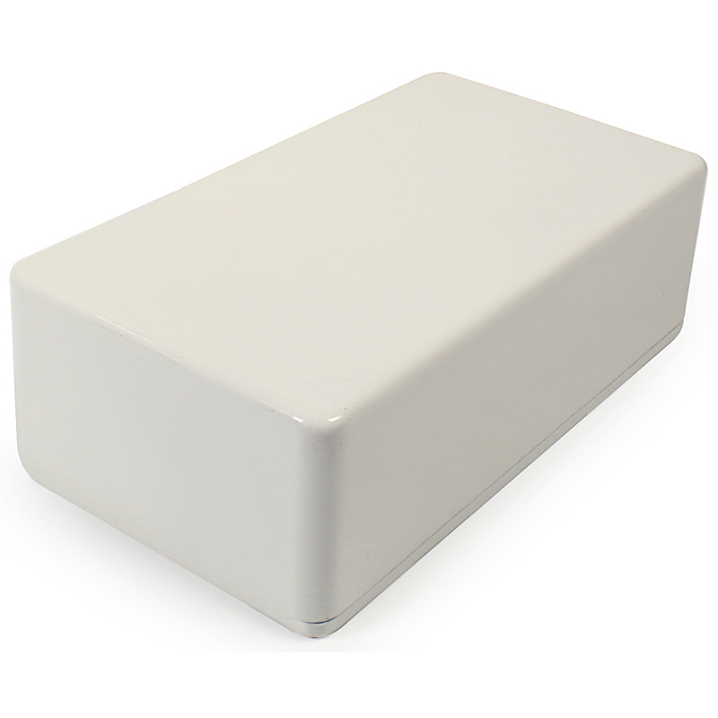 Chassis Box, 1590N1 / 125B, Diecast, 4.77" x 2.58" x 1.41", Color: White