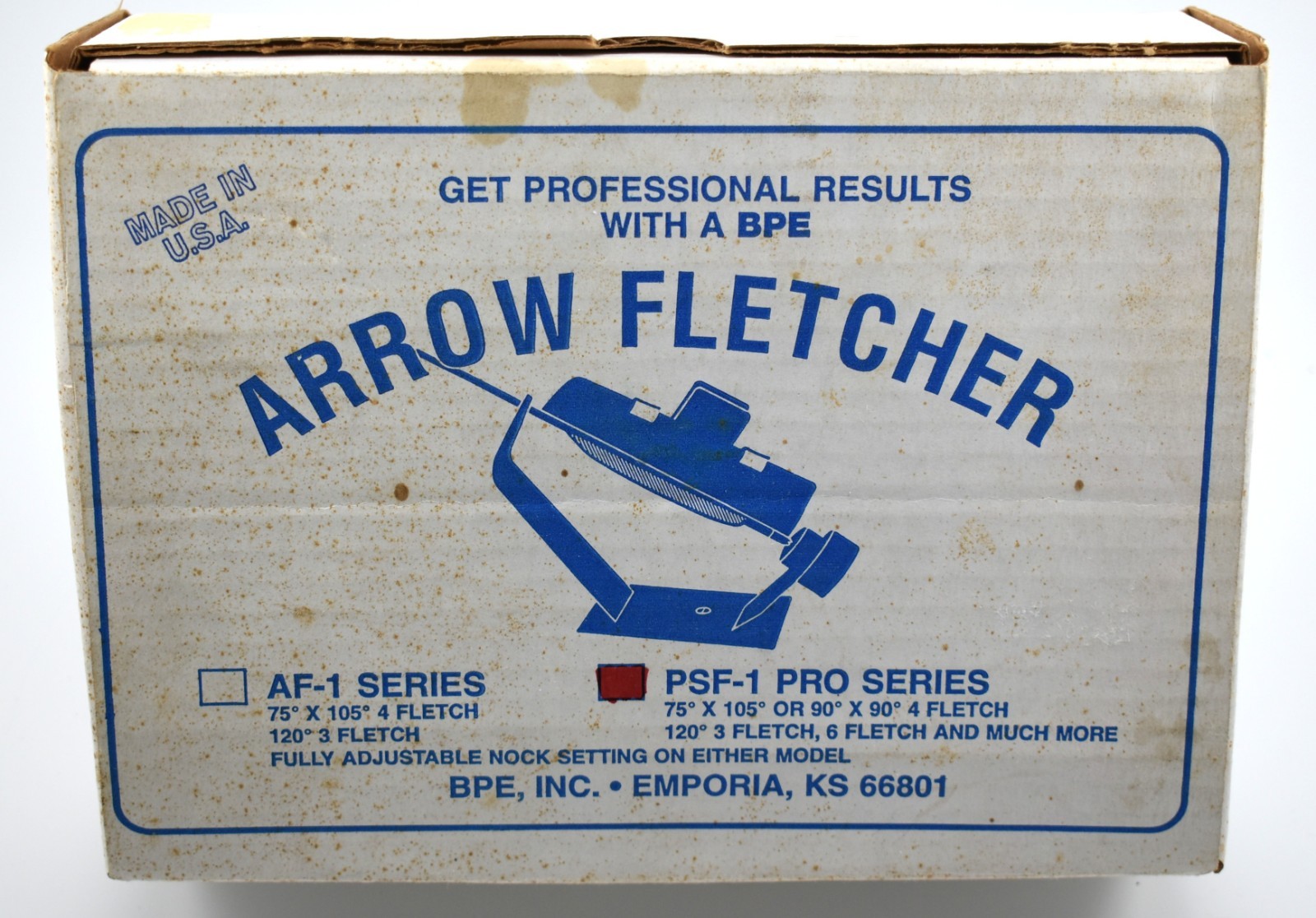 BPE Arrow Fletcher PSF-1 Pro Series 'Straight' in Box with Parts