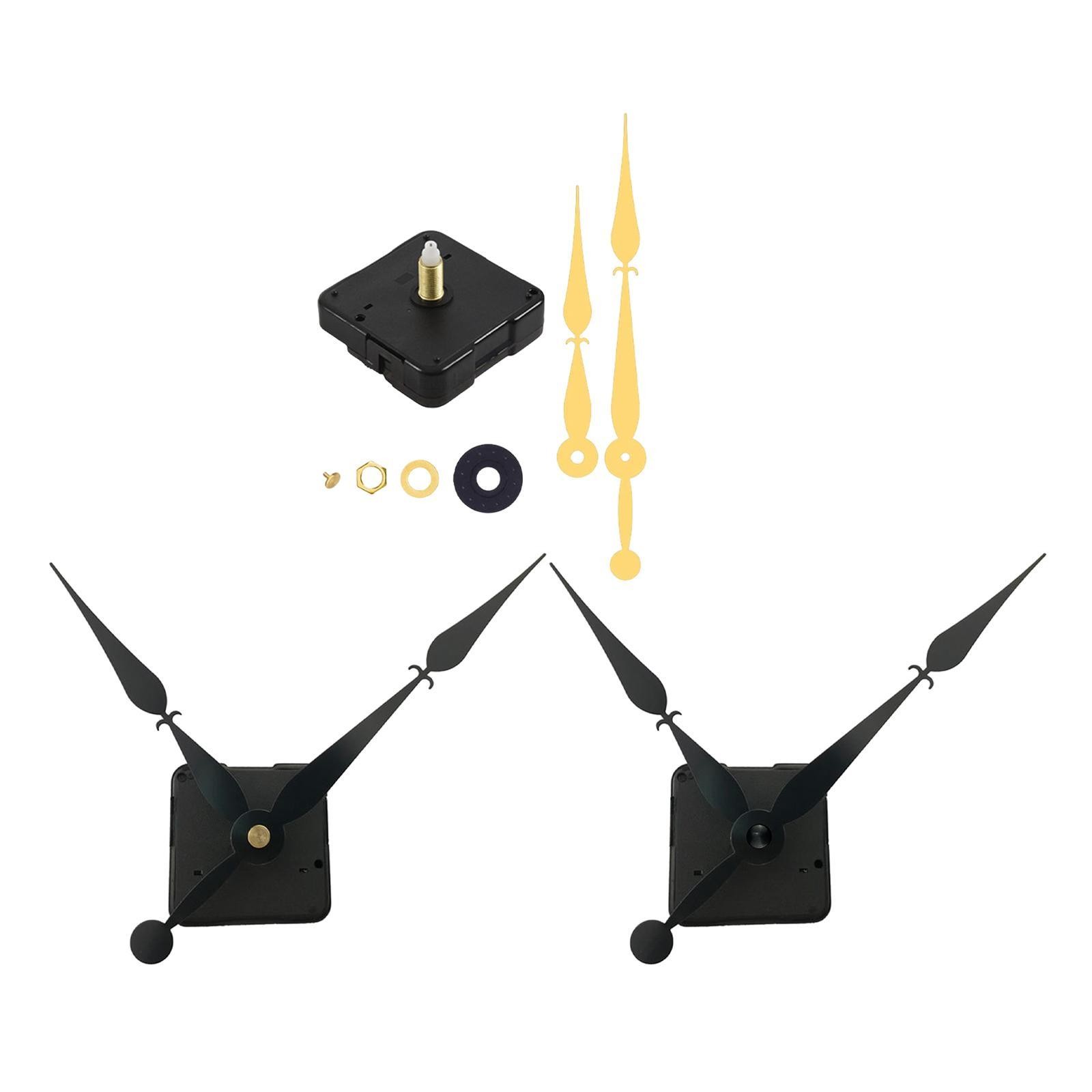 Clock Hands and Movements Set Clock Mechanism Replacement Parts for Custom Clock
