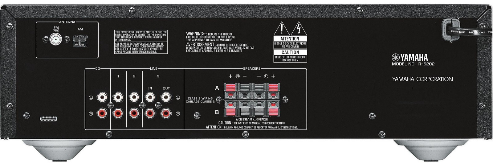 Yamaha R-S202 2ch. Natural Sound 200W Bluetooth Stereo Receiver