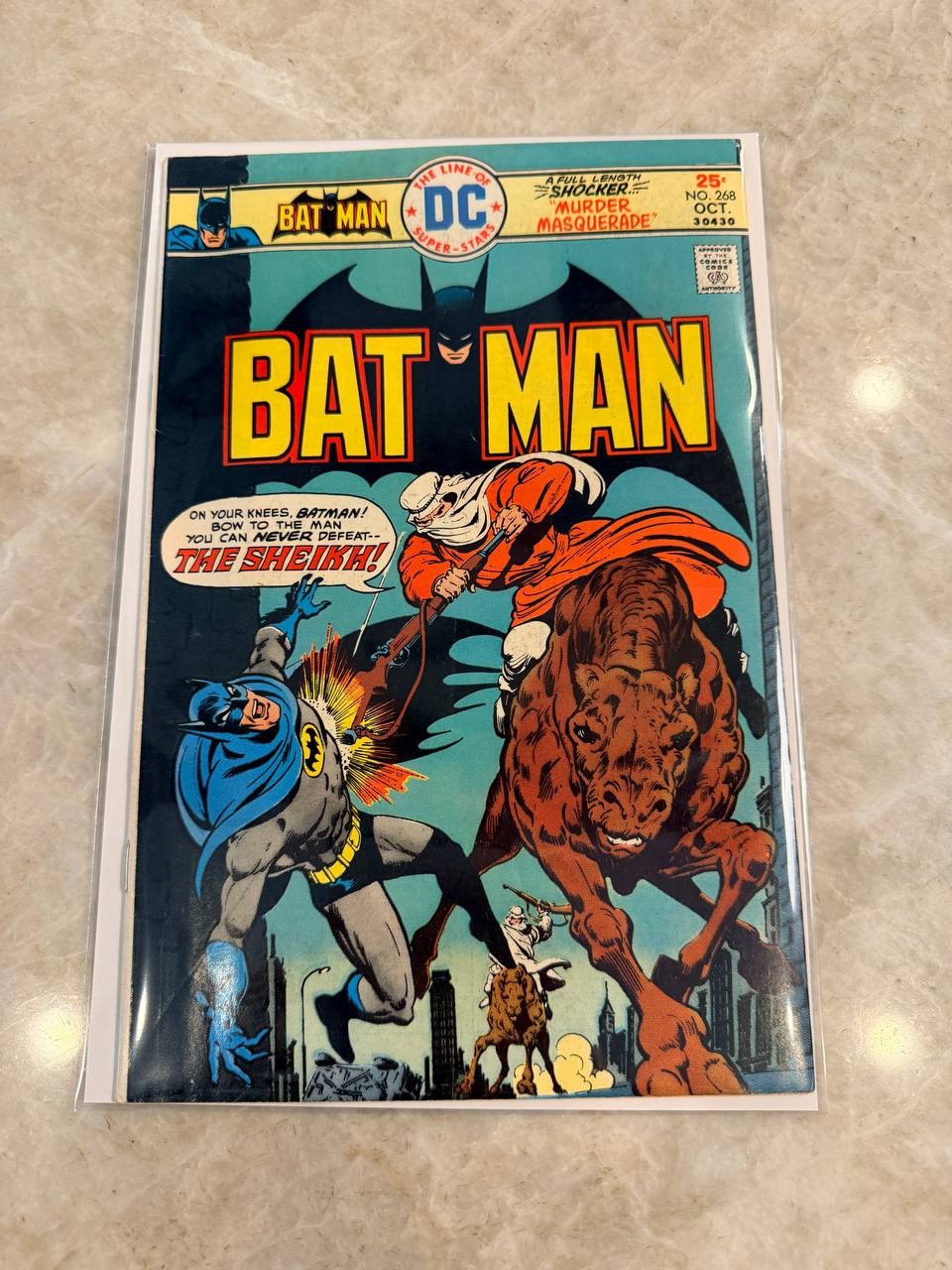 Batman #268 1975 DC Comic Bronze Age F-VG Murder Masquerade Sheikh