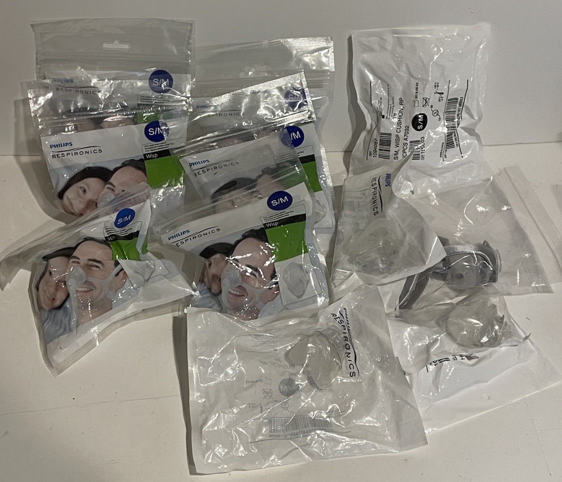 Philips Respironics Wisp Nasal Mask Cushion Replacement 1094087 Lot Of 10 S/M