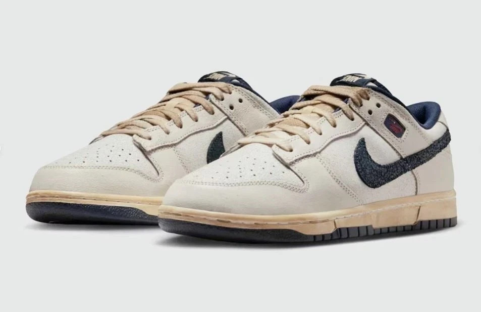 Men's All Size US Stranger Things QS Dunk Low Phantom Midnight Navy