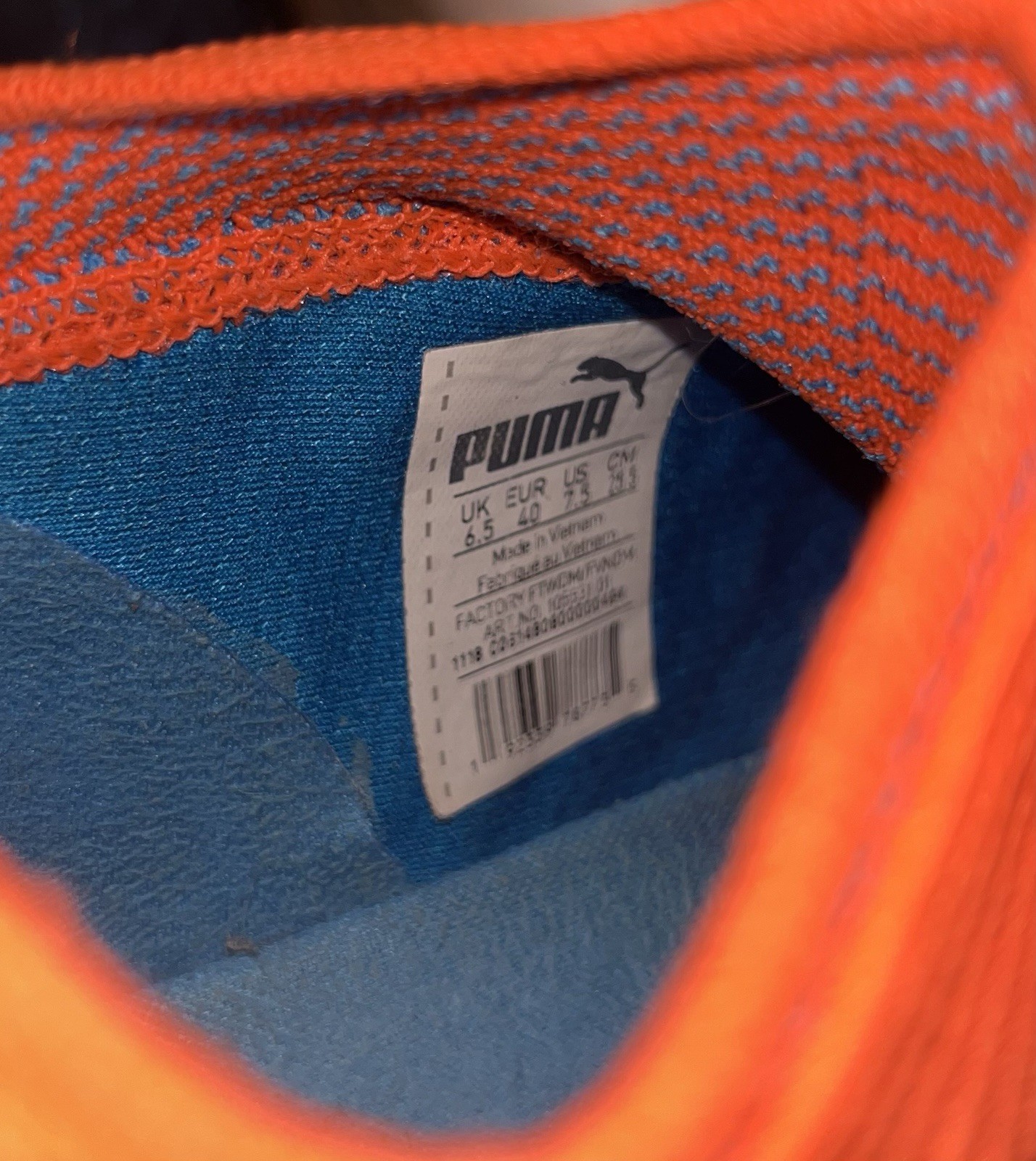 PUMA FUTURE 19.1 NETFIT MX SG SOCCER BOOTS CLEATS 105530 01 2018 US 7.5 MEN