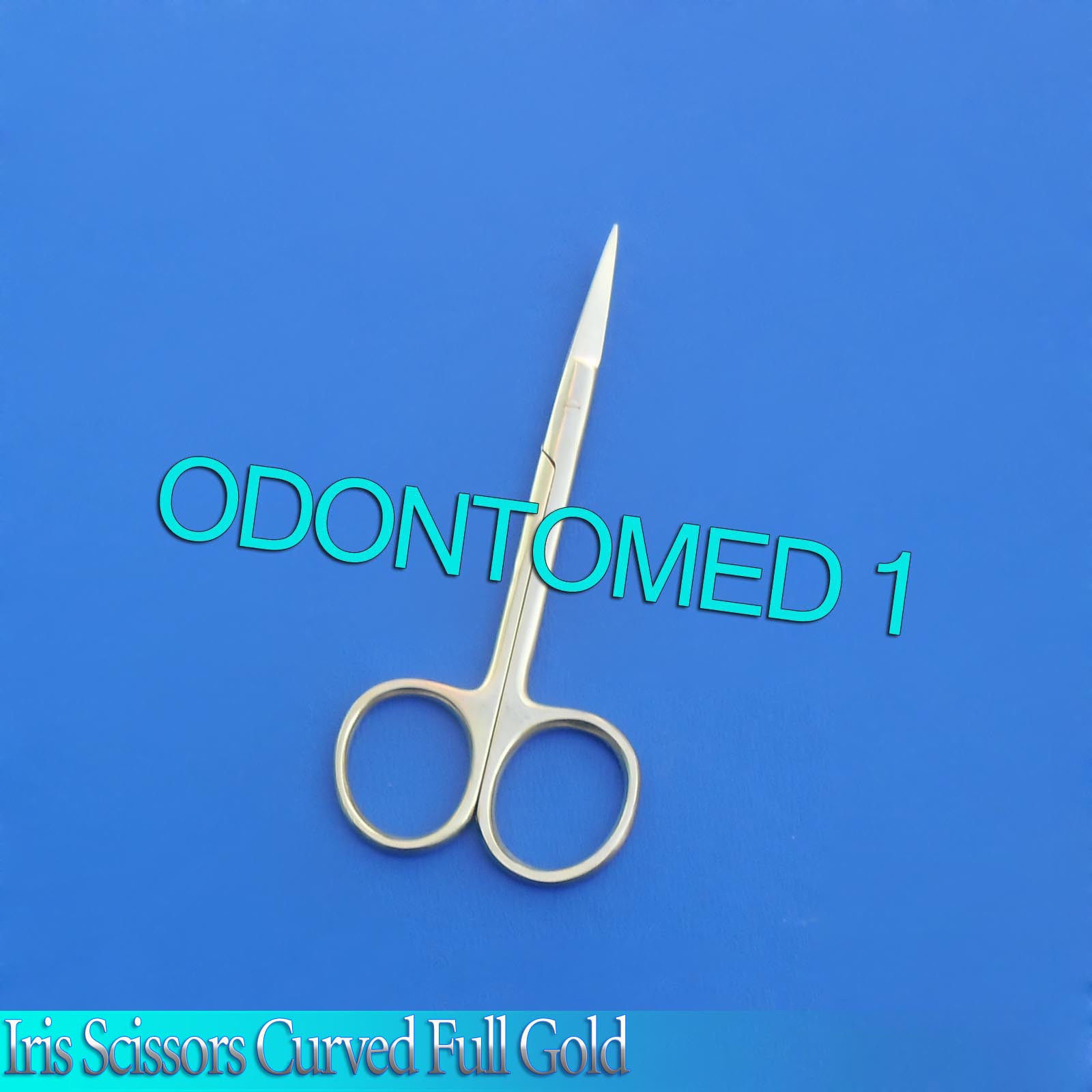 Iris Scissors 3.5" Curved Full Gold Surgical Instruments