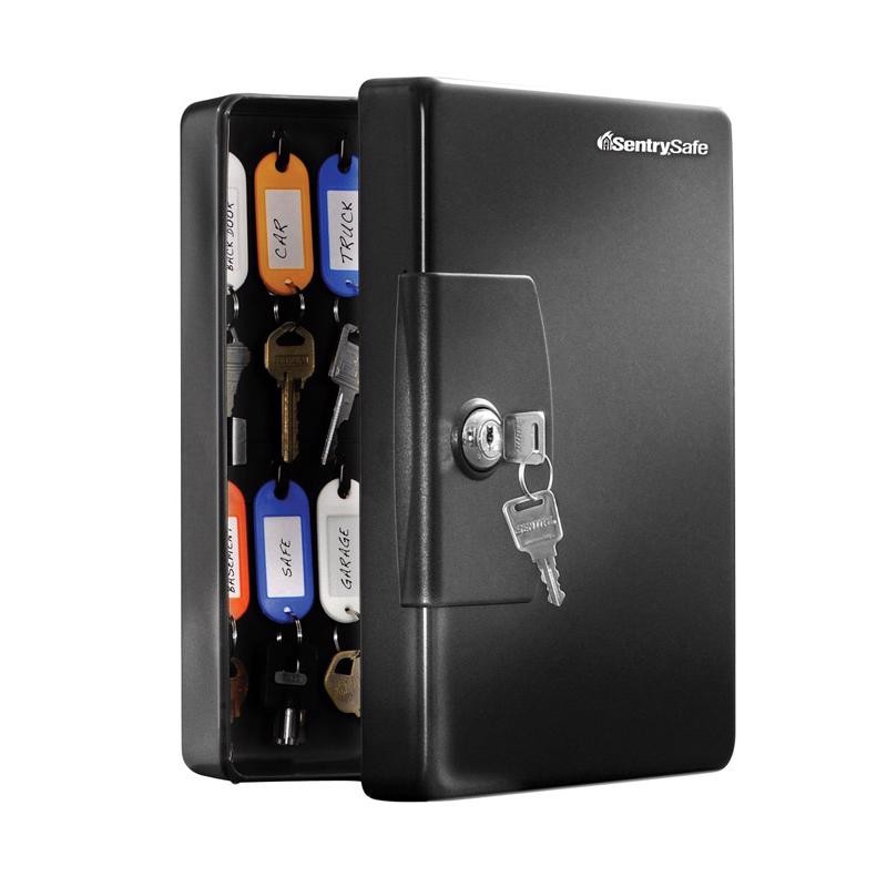 Sentry Safe KB25ENGHRO Black Steel Key Cabinet 10 H x 7.7 W x 3.7 D in.