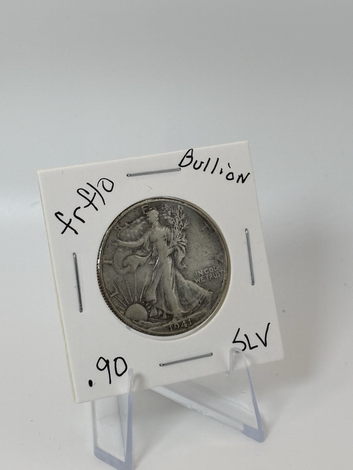 Walking Liberty Half Dollar Silver Coin Denver Mint 1941 #83