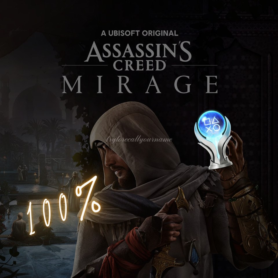 ASSASSIN'S CREED MIRAGE  + ALL DLC'S PS4/PS5 Platinum Trophy Service FAST LEGIT