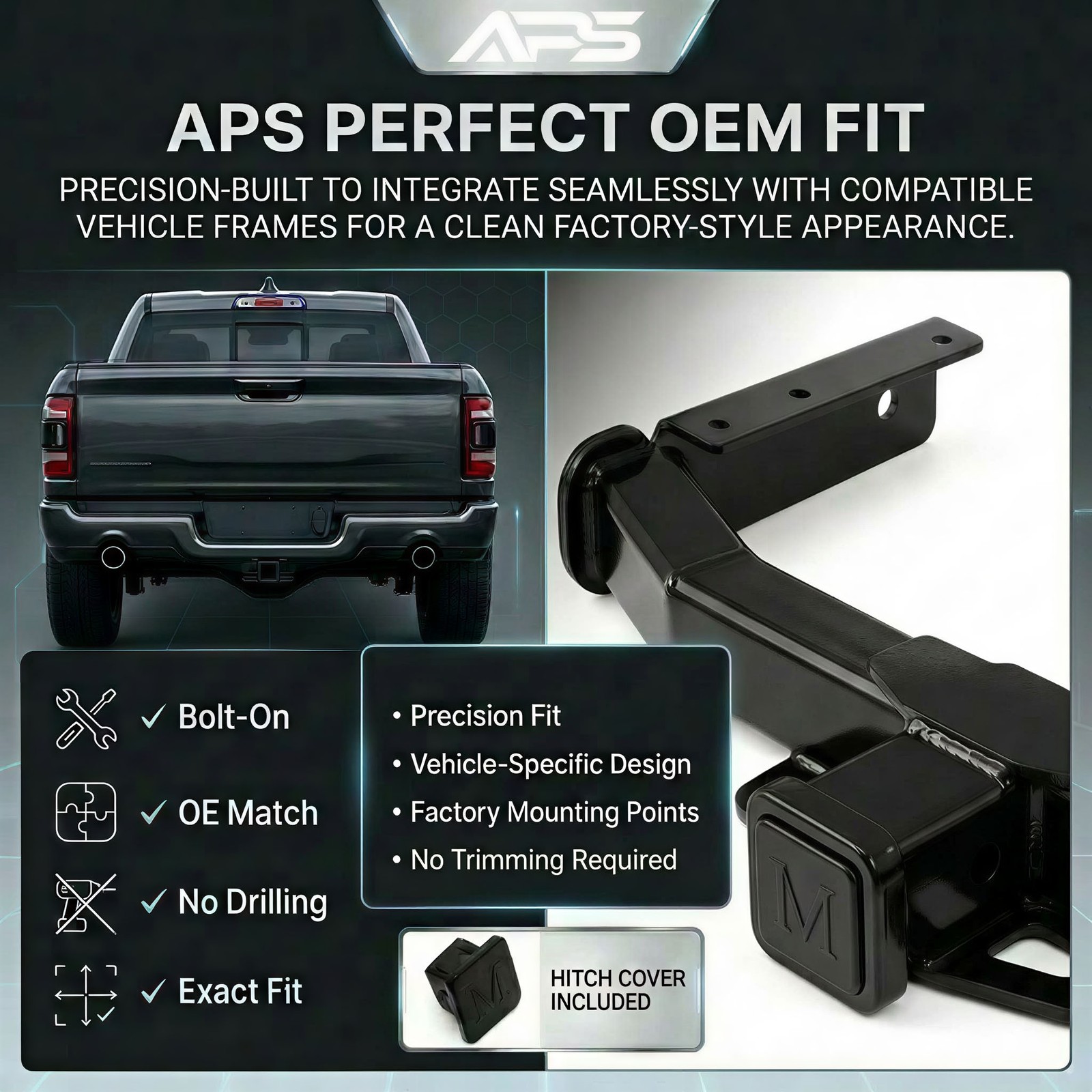 Towing Hitch Receiver Class 3 for Ford Explorer 2011-2017