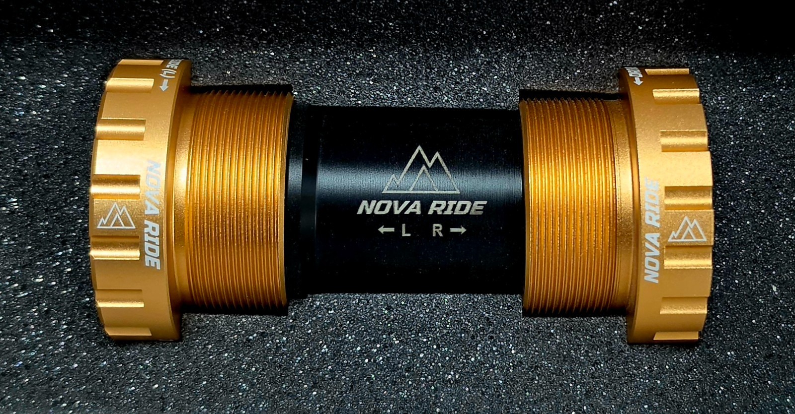 Nova Ride Ceramic BSA Bottom Bracket Shimano Hollowtech II 24mm 68/73mm Gold NEW