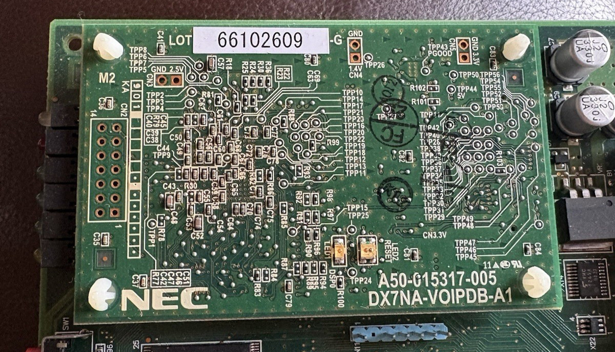 NEC DSX DX7NA-VOIPDB-A1 1091044 4-Port IP VoIP Daughter Board Card w/ *Warranty*