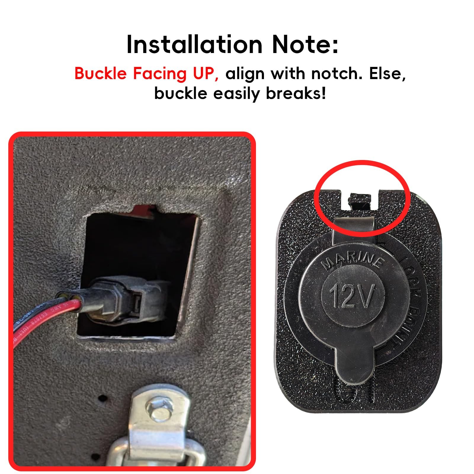 12v Bed Outlet for Ford Maverick Flexbed (2022+), Cigarette Socket kit or USB...