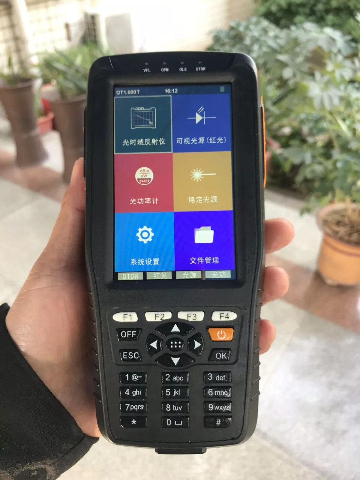 4 IN 1 Smart OTDR 60KM 1310/1550nm 22/20dB Optical Time Domain Reflectometer VFL