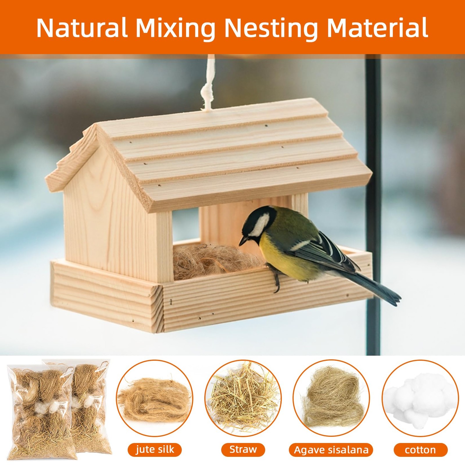 Sukh Bird Nesting Material - Bird Nests Bedding Hummingbird Nesting Material ...